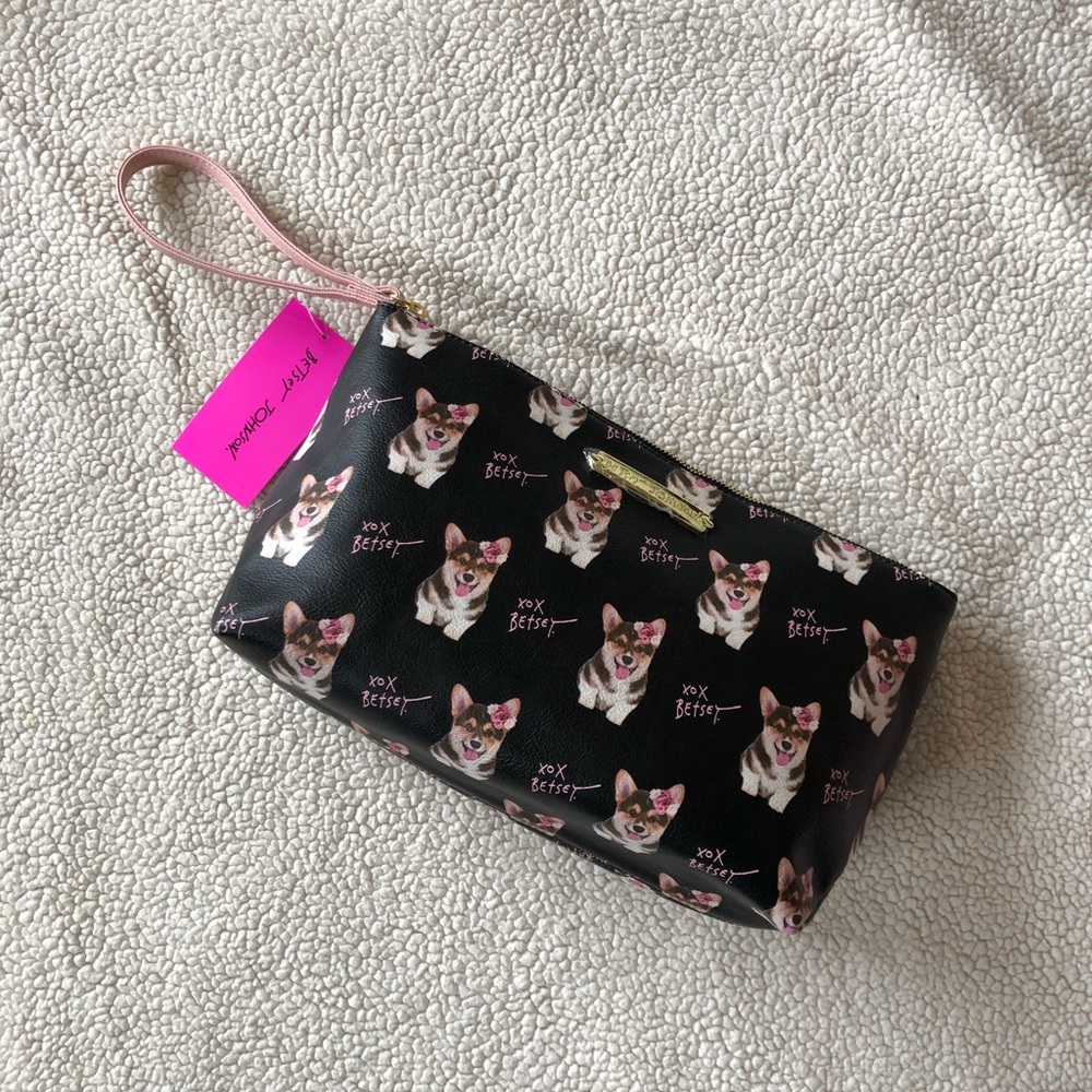 Betsey Johnson Corgi Wristlet - NWT